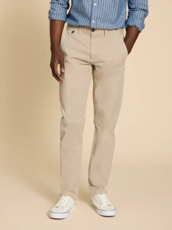 Sutton Organic Chino Trouser in LIGHT NATURAL