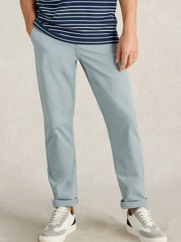 Sutton Organic Chino Trouser in LIGHT BLUE