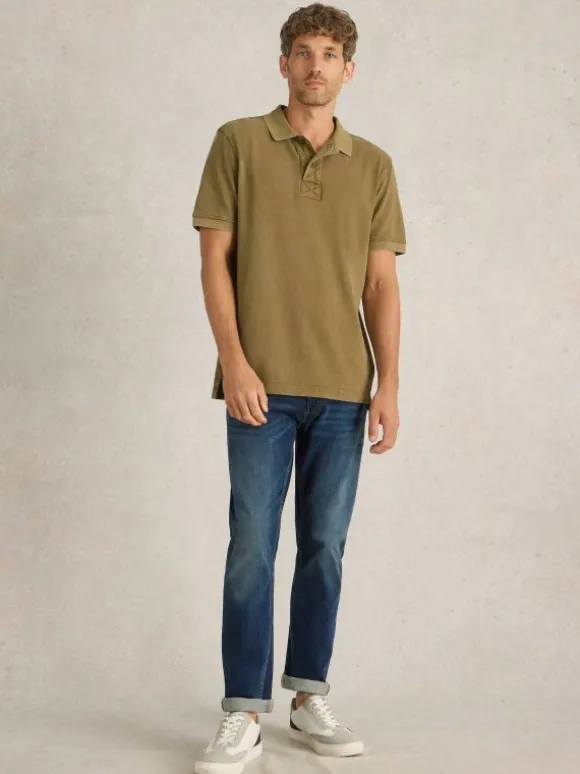 Utility Polo in KHAKI GREEN