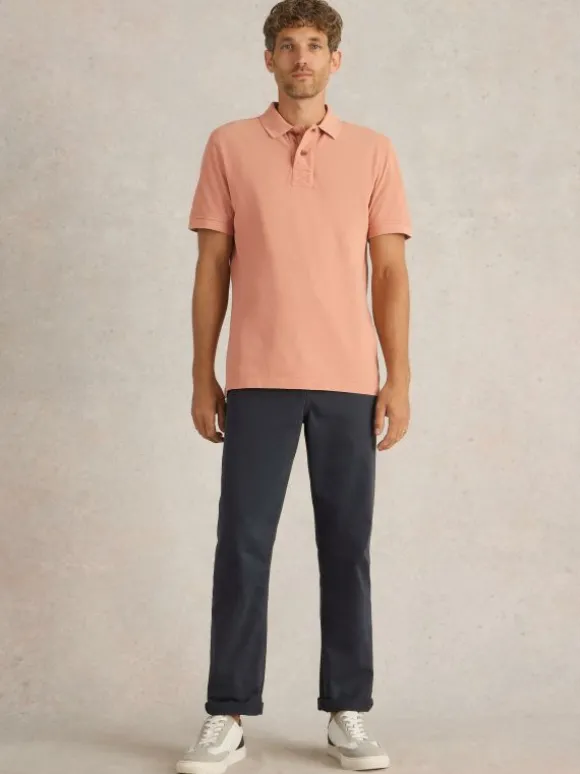 Utility Polo in MID PINK