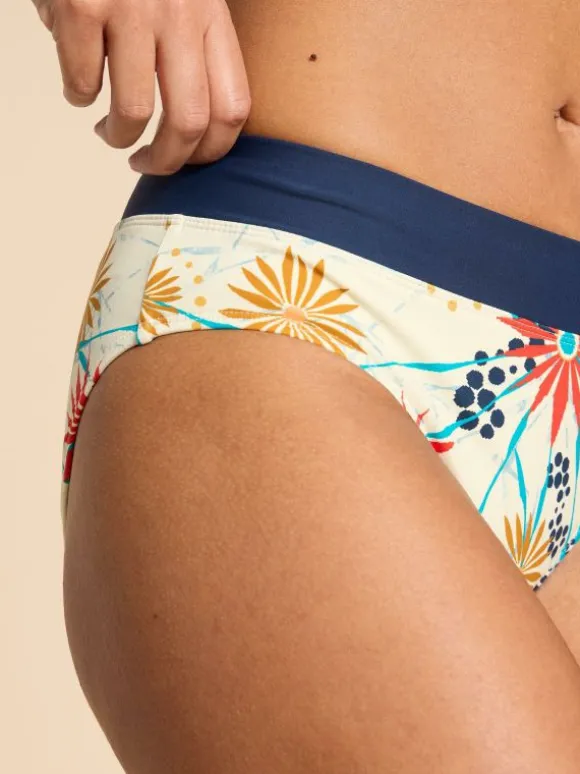 Valley Bikini Bottom in IVORY MULTI