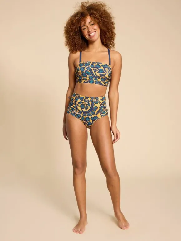 Verity Control High Waisted Bottom in YELLOW MULTI